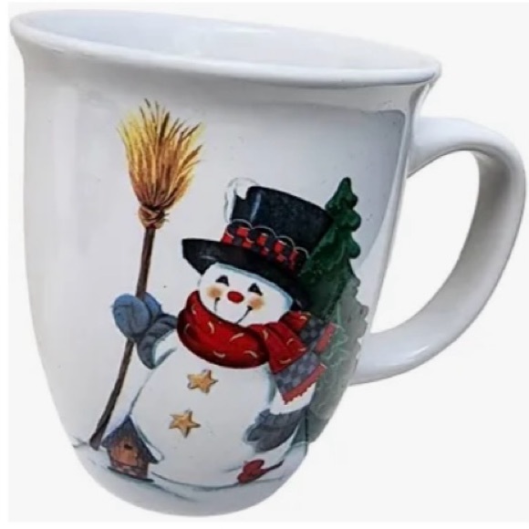 Winter Snow Man Vintage Coffee Mug Studio 33 - Picture 8 of 8